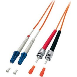 Cavo patch in fibra ottica EQUIP LC--ST 10,00 m duplex multimodale OM2 o sacchetto di plastica