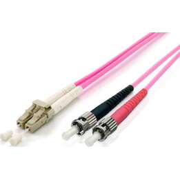 Equip LWL Patchkabel LC--ST 3,00m Multimode Duplex OM4 vi Polybeutel