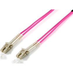 Câble de raccordement à fibre optique EQUIP LC-LC 1,00 m multimode duplex OM4 vio polybag