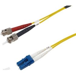 Câble de raccordement à fibre optique EQUIP LC-ST 10,00 m monomode duplex OS2 ge polybag