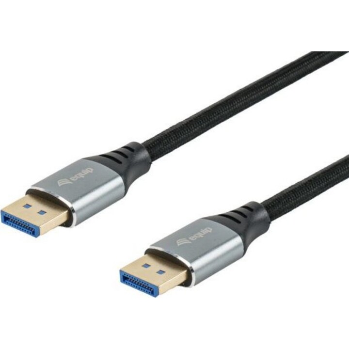 EQUIP with DisplayPort 2.1 St/St 2.00m16K/60Hz komp.HDCP Alum. gr