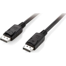 EQUIP con DisplayPort 1.2 St/St 5.00m 4K/60Hz comp.HDCP bolsa de plástico negra