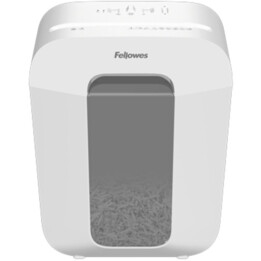 Fellowes LX50 Aktenvernichter / 4 x 37 mm Partikelschnitt / Weiß