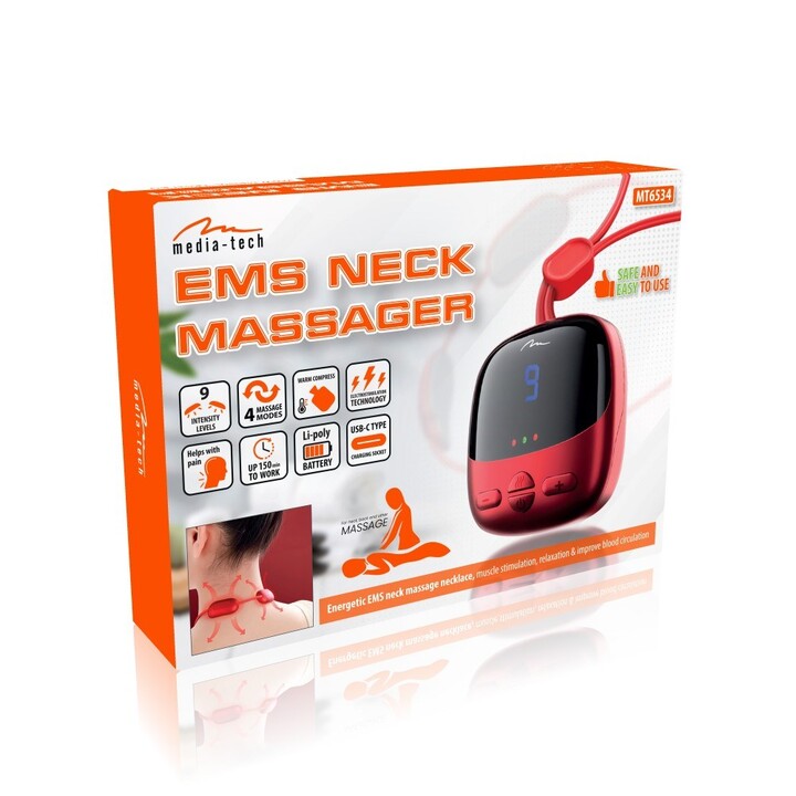 Masajeador EMS para músculos del cuello y la nuca EMS NECK MASSAGER MT6534