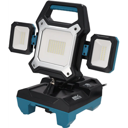 Luz de trabajo LED inalámbrica de 18 V, DEDRA SAS+ALL DED6907H