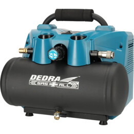 Compressor de bateria, 2x18V sem fio compressor de ar deduza sas+all ded7077v 6l tanque