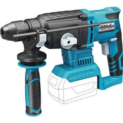 Kordelloser Impact Rotary Hammer Bohrung 18V mit zusätzlichem Griff Dedra SAS+All Ded7149