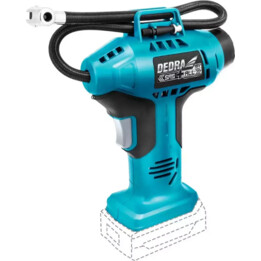 Compresor, bomba de pistola inalámbrica 18V DEDRA SAS+ALL DED7078 11Bar