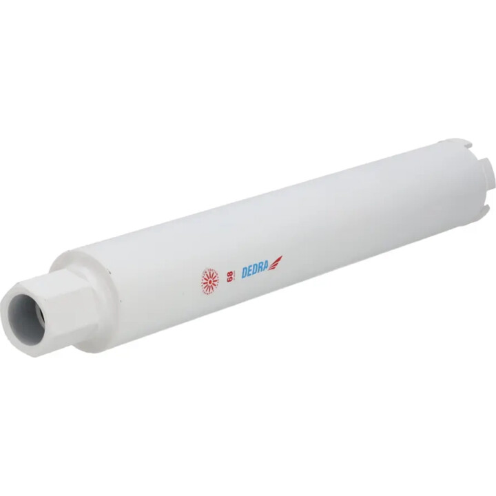 Dedra HW4068 diamond core bit 68x400 mm for professional installation tasks, Silver