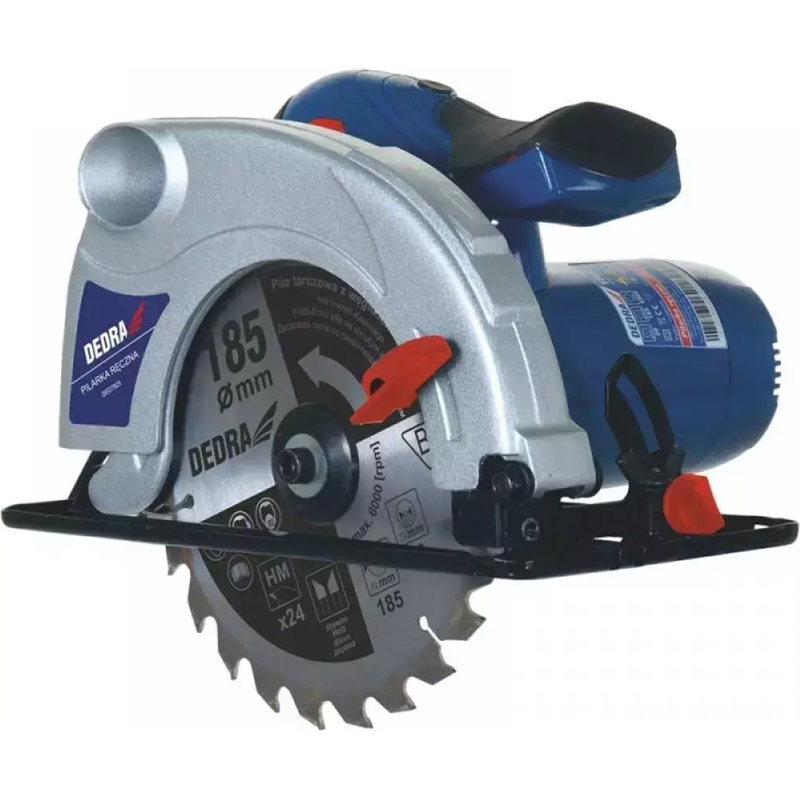 Serra circular manual 1500W DED7925 1500W, 185mm