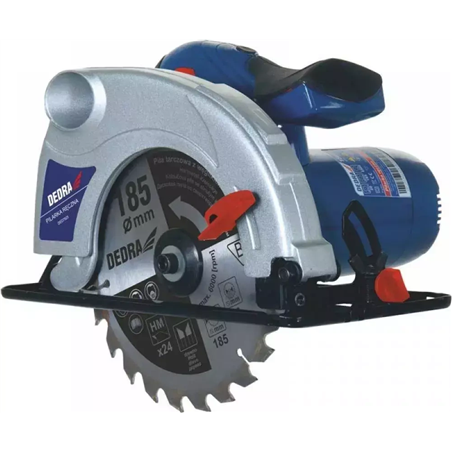 Serra circular manual 1500W DED7925 1500W, 185mm