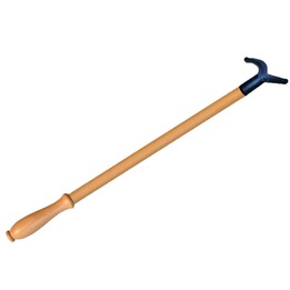 ARREDAMENTI ALFONSO Asta per rimozione grucce - 86 cm, Marrone