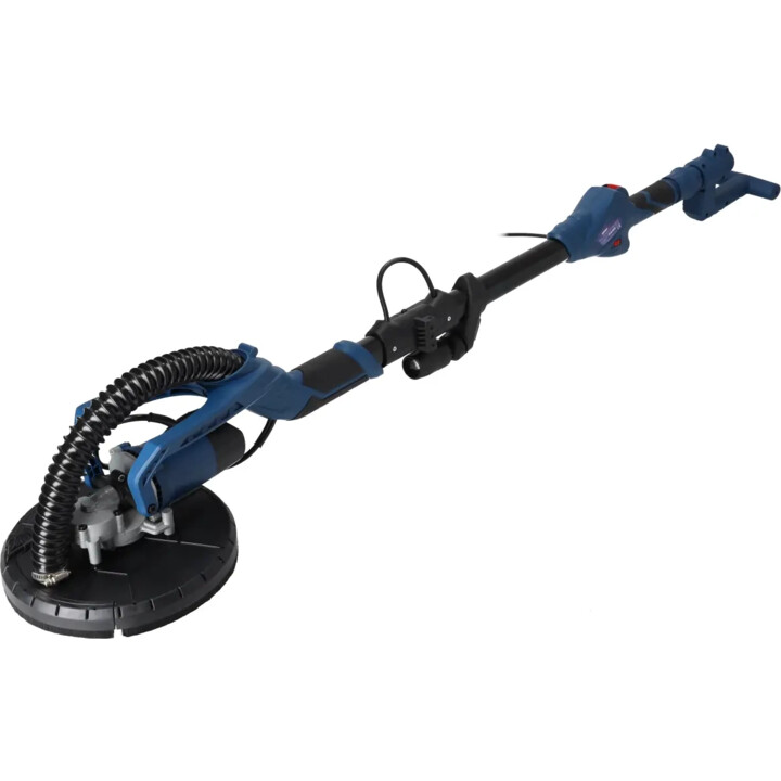 750W geared gyro boom grinder, 225mm, LED flashlight illumination, for drywall, carrying case