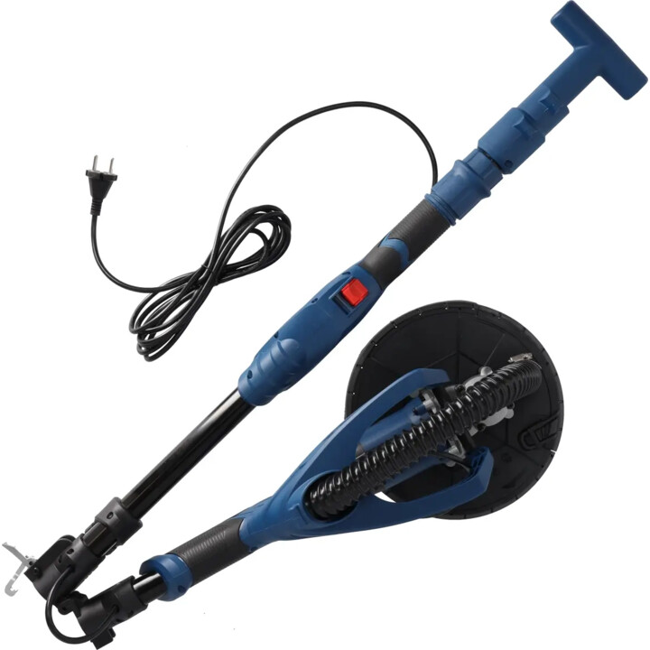 750W geared gyro boom grinder, 225mm, LED flashlight illumination, for drywall, carrying case