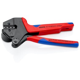 Crimping pliers for interchangeable crimping dies