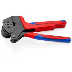 Crimping pliers for interchangeable crimping dies