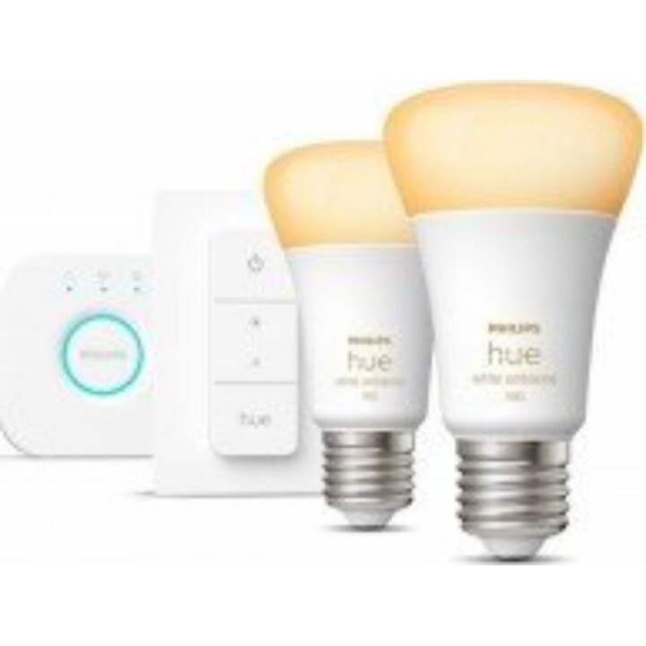 Kit Inicio Hue White Ambience 2700-6500ºK 2 Bombillas + Puente + Mando