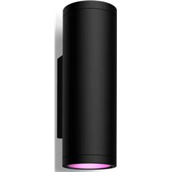 Philips Hue White & Color Ambiance Appare Wall Light Round Black 1200LM