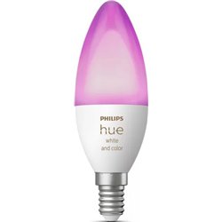 Ampoule Philips Hue White & Color Ambiance E14 Bougie Pack individuel 470 lm