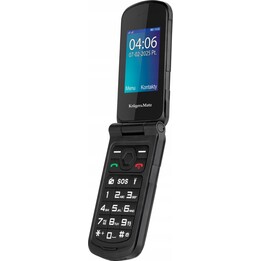 Kruger e Matz Iron 5 Flip, 4G Bluetooth, Phone Dual SIM, Black
