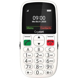 Gigaset GL395 5,59 cm (2,2") 90 g Telefone Branco para Idosos