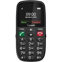 Telefone Gigaset GL395 5,59 cm (2,2") 90 g Preto para Idosos
