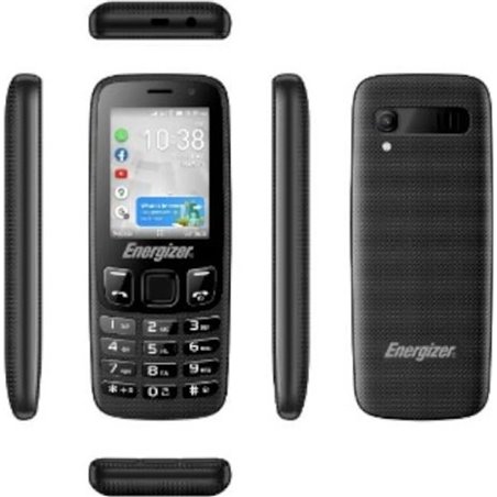 Energizer E242S+, 4G Teléfono, 4 GB RAM 512 MB ROM, KAIOS, 2000 mAh Batería, negro