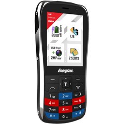 Teléfono Móvil Energizer E284S para Personas Mayores/ Negro