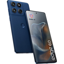 Motorola Edge 60 5G, 12 Go 512 Go, affichage 16,9cm, Android 15, USB-C, 5200mAh, mer Gibraltar, bleu