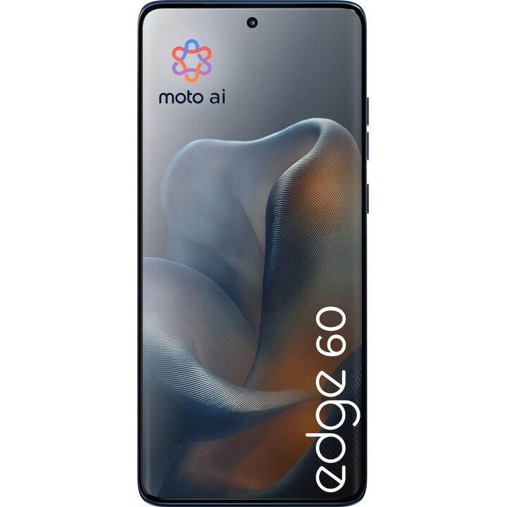 Motorola Edge 60 5G, 12 Go 512 Go, affichage 16,9cm, Android 15, USB-C, 5200mAh, mer Gibraltar, bleu