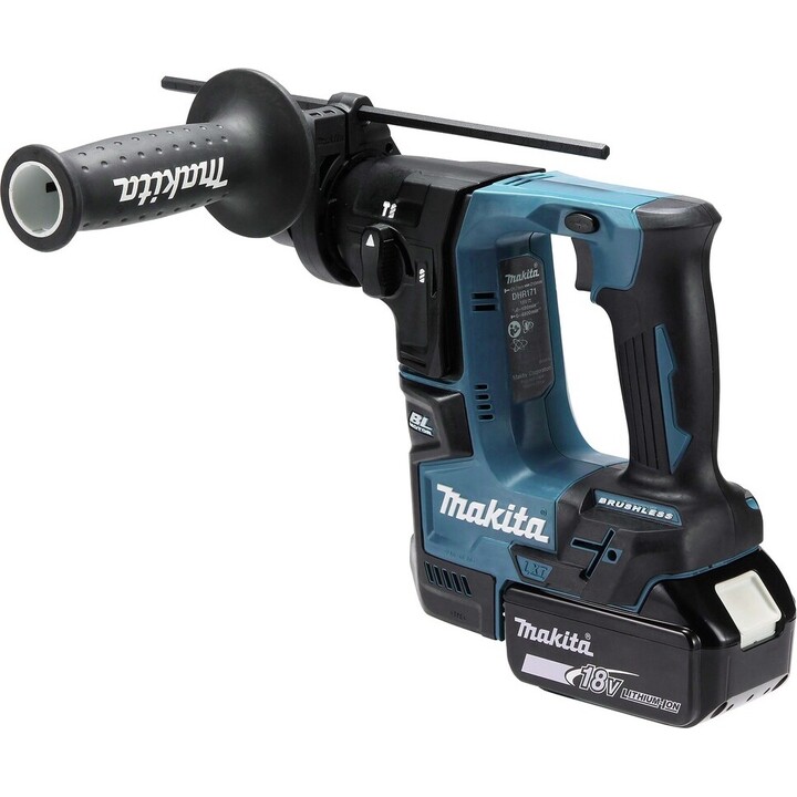 Lightweight, short-structured hammer for SDS-PLUS drill bits