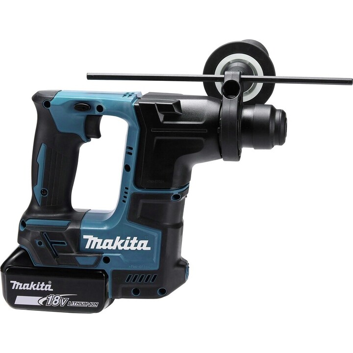 Lightweight, short-structured hammer for SDS-PLUS drill bits