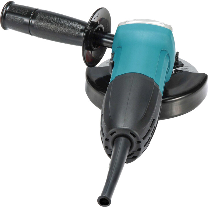 Mini angle grinder with anti-restart function