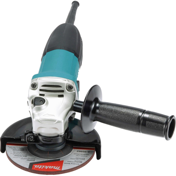 Mini angle grinder with anti-restart function