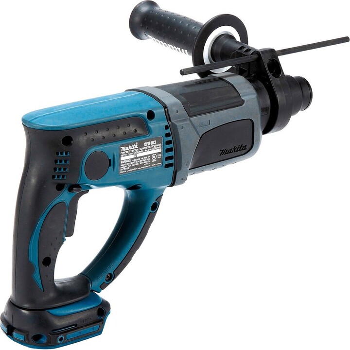 Makita DHR202Z, trapano a percussione rotante SDS+ a batteria da 18 V LXT, funzionamento a tre modalità, verde/nero