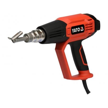 Yato YT-82296 pistola de calor Pistola de aire caliente 500 l/min 650 °C 1600 W Negro, Naranja