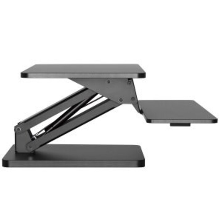 Support de bureau pour clavier et écran ou ordinateur portable MACLEAN MC-882 pour le travail debout/assis Noir
