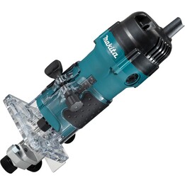 Makita 3711 affleureuse 6 mm 530 W bleue