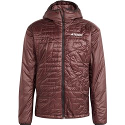 Chaqueta aislante adidas TERREX Xperior Varilite PrimaLoft Hooded Jacket - marrón sombra