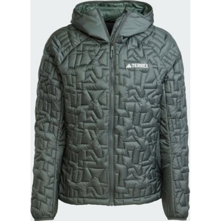 Jaqueta isolada feminina adidas TERREX Xperior PrimaLoft Hooded Jacket - olive strata