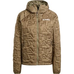 Chaqueta aislante de mujer adidas TERREX Xperior PrimaLoft Loose Fill Insulated Hooded Jacket - olive strata