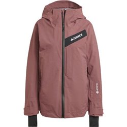 Chaqueta de esquí de mujer adidas TERREX Techrock 3L GORE-TEX C-Knit Jacket - quiet crimson