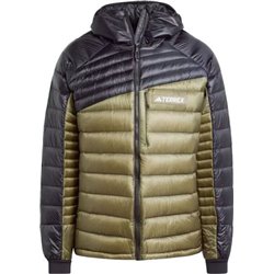 Doudoune adidas TERREX Xperior COLD.RDY Down Hooded Jkt - strate d'olivier/noir