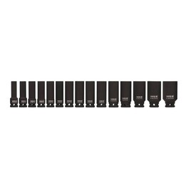 Yato YT-1055 Impact Wrench Socket Set Black