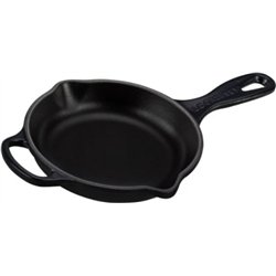 Le Creuset Cast Iron Frying and Serving Pan Black 23 cm
