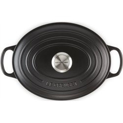 Le Creuset Signature Cast Iron Oval Roaster 27cm Matt Black