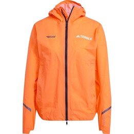 Adidas rain jacket TERREX Xperior 2.5L Light RAIN.RDY Jacket - semi impact orange