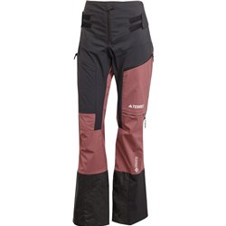 Pantalon de ski de randonnée adidas TERREX Techrock Tour Softshell Pants - noir/rouge cramoisi taille : l