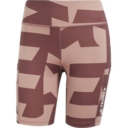 Shorts de mujer adidas TERREX Multi 8 pulgadas Tight Shorts Printed - warcla/quicri/quicri talla: xs