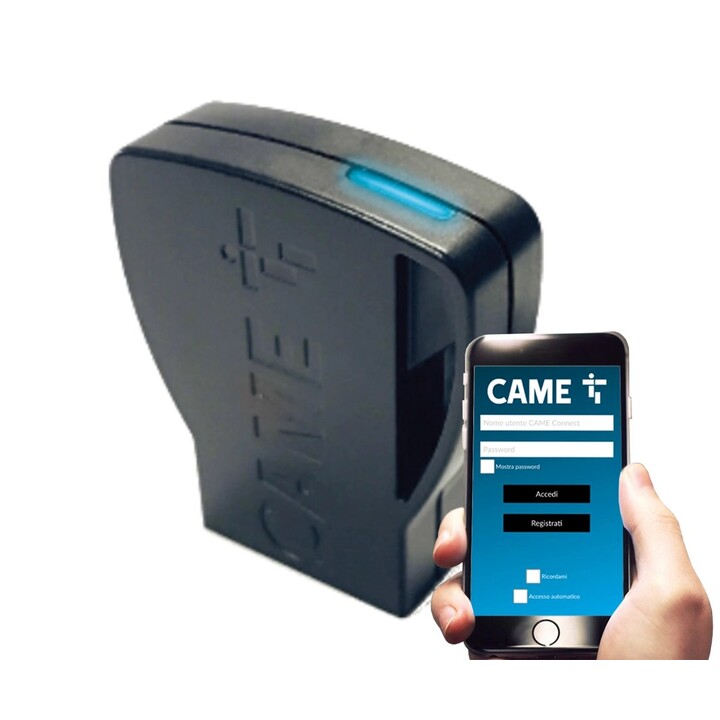CAME KEY 806SA-0110, Interface do módulo de smartphone Wi-Fi